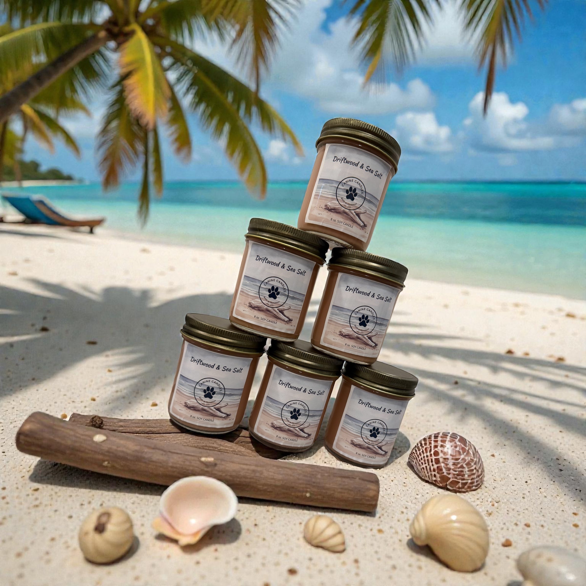 Driftwood & Sea Salt | Hand-Poured Soy Candle