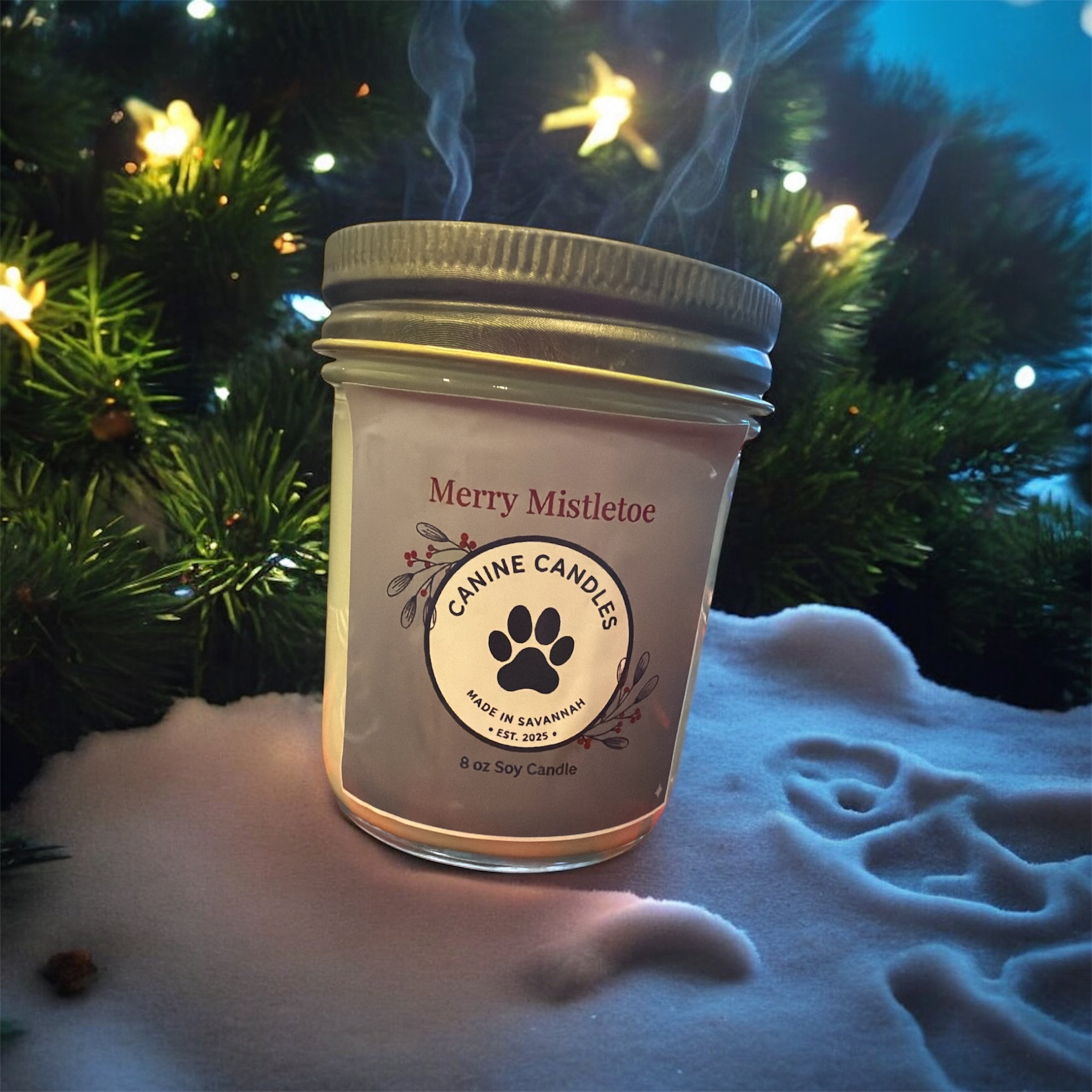 Merry Mistletoe | Hand-Poured Soy Candle