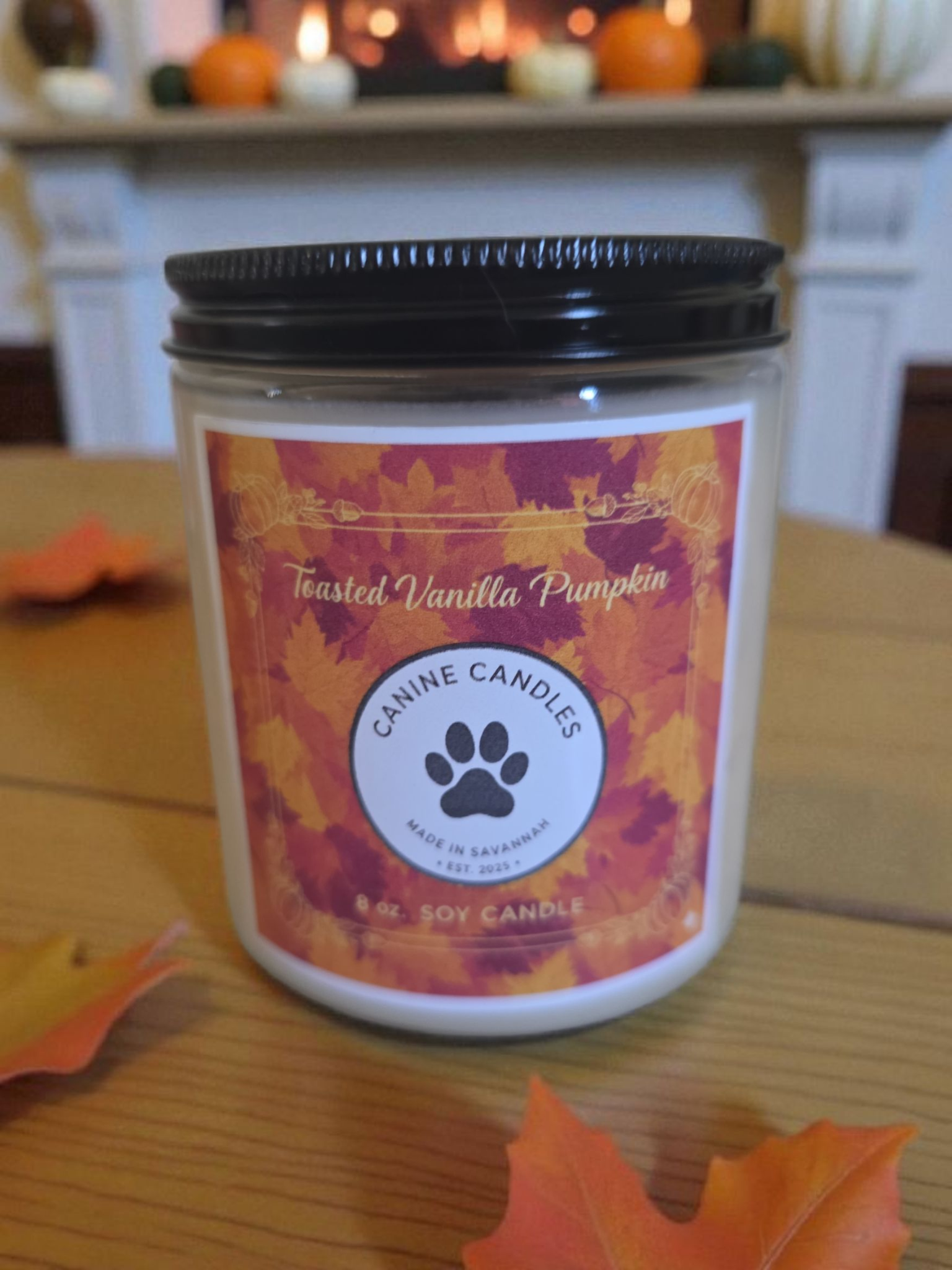 Toasted Vanilla Pumpkin | Hand-Poured Soy Candle
