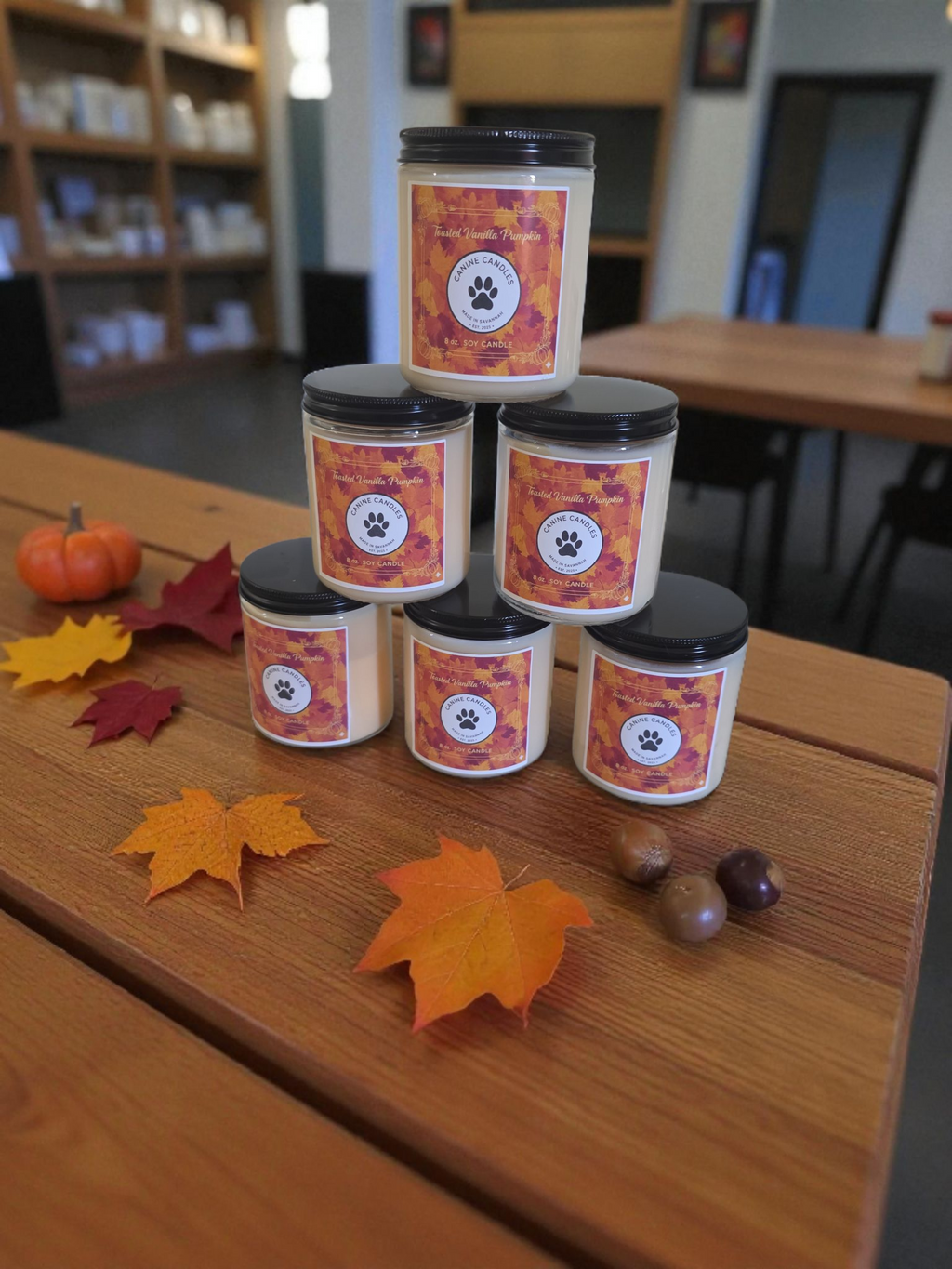 Toasted Vanilla Pumpkin | Hand-Poured Soy Candle